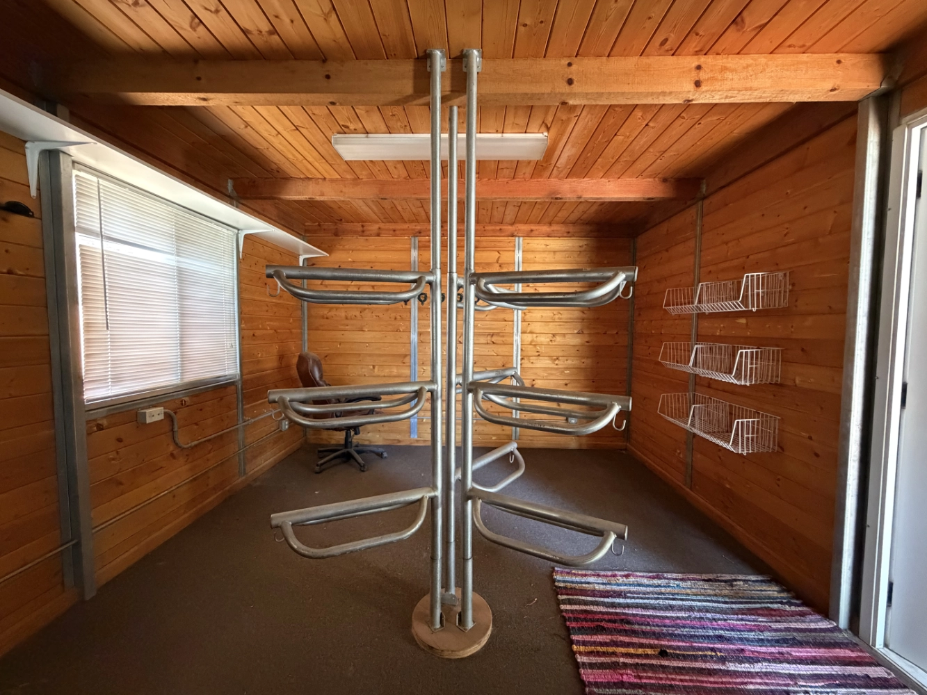 Tack room at Triple D Ranch, view 1