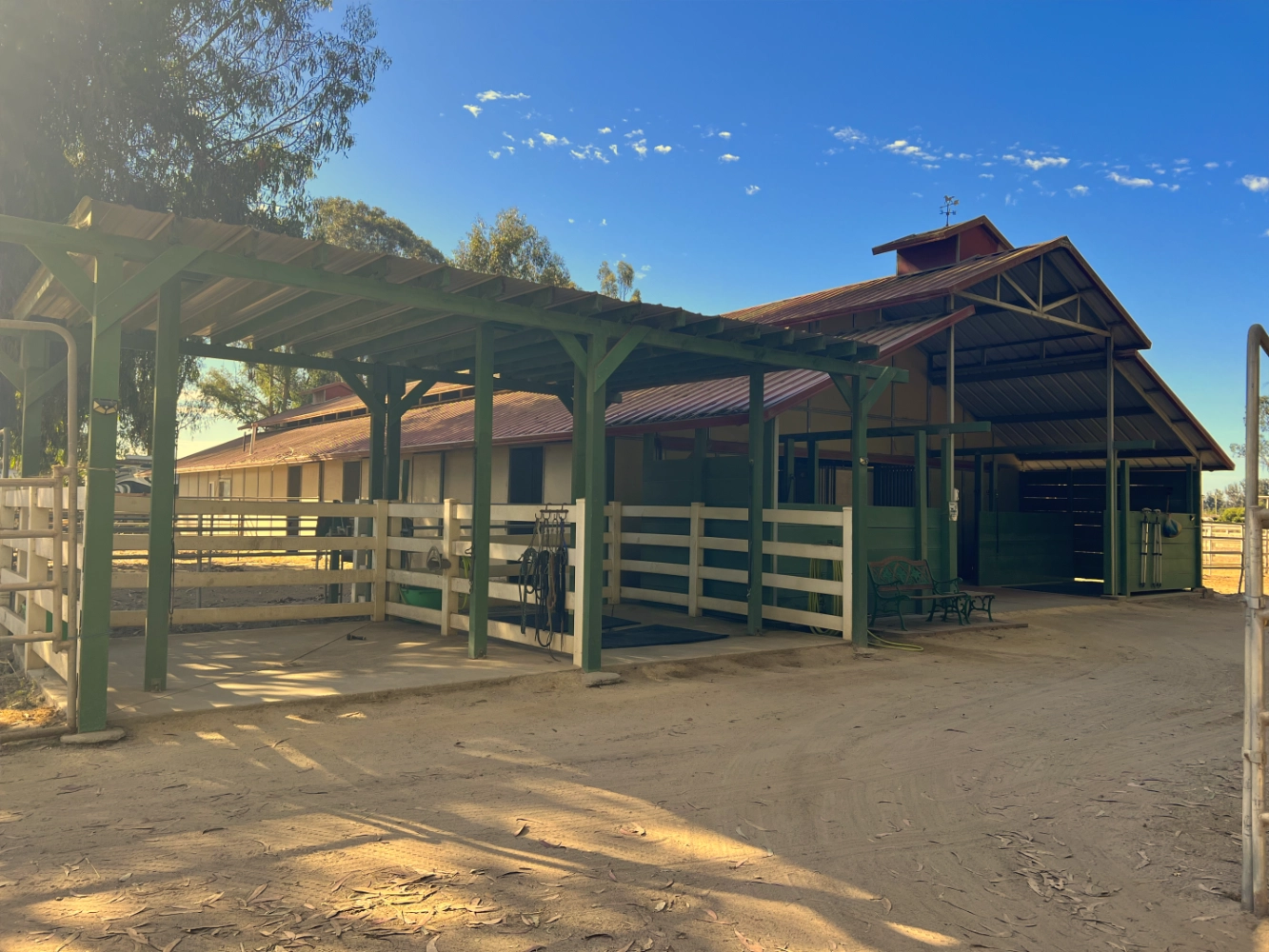 Wash rack at Triple D Ranch